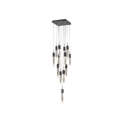Aspen 13 - Light Crystal Dimmable Tiered Chandelier