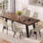 Shenay PU Leather Dining Room Chair with Metal Legs for Indoor Kitchen Living Room-1283309220-1099969231