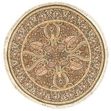 High-Quality Hand-Knotted Dark Green Area Rug