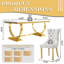 Rectangular 70.1"L X 35"W Dining Set-116179248-122919258-122920258