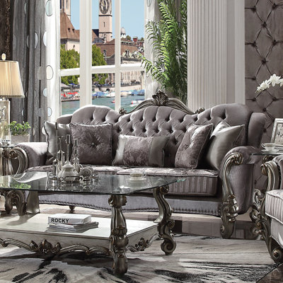 Bersaillies 92'' Velvet Sofa
