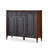 Black&Walnut Solid Wood Shoe Storage Bench