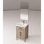 Meuble-lavabo en chêne gris, 20 po x 18 po, comptoir en acrylique, robinet inclus, 18 po Meuble-lavabo avec comptoir et robinet l 20 po x P 18 po Mirror-754522138