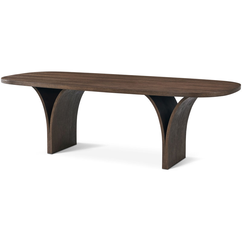 Seoul Dining Table, Brown, 30" H x 94.49" L x 43.31" W