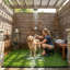 Carreau de terrasse en plastique 12 po x 12 po
