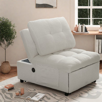 Multifunctional Sofas With Storage, Teddy Fabric Modern Small Home