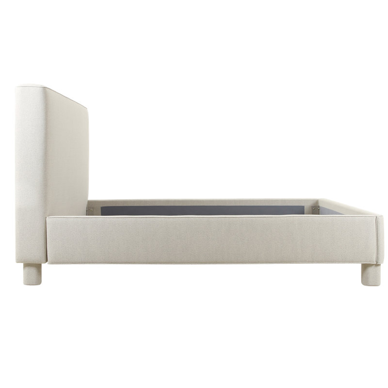 Ichigo Upholstered Bed, Light Grey, King