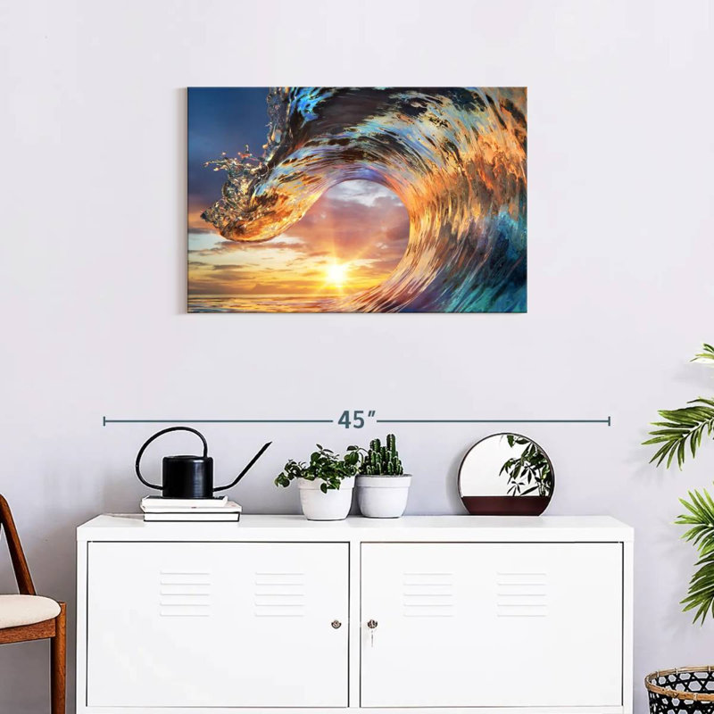 Senne Sunset Wave, 20" H x 30" W