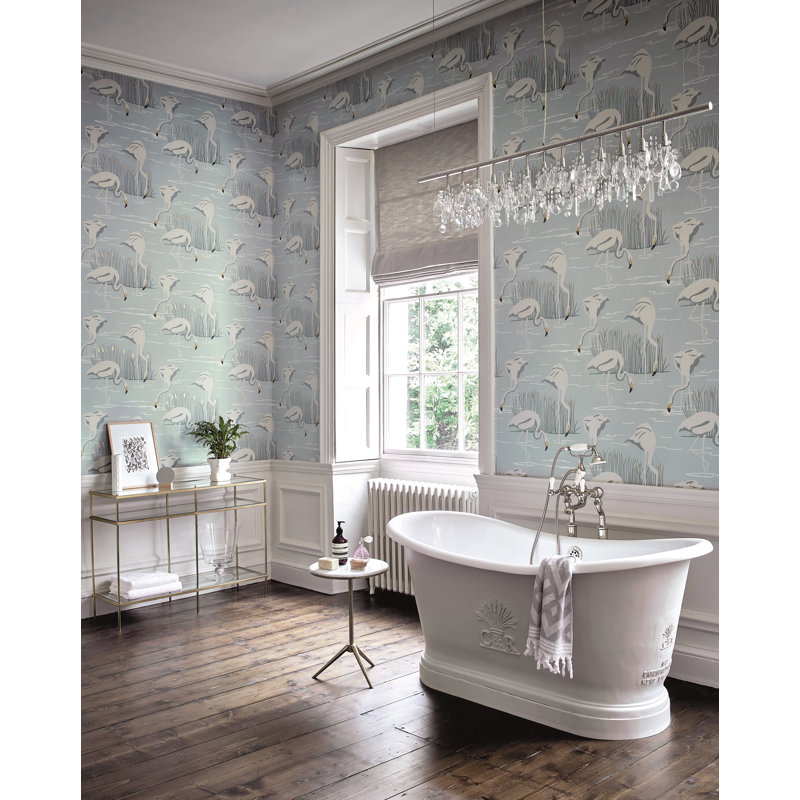 Salinas Wallpaper, Cloud/Blossom/Gold