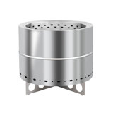 Tanvier Outdoor 16.7 in. H Stainless Steel Smokeless Stove with Base and Storage Bag