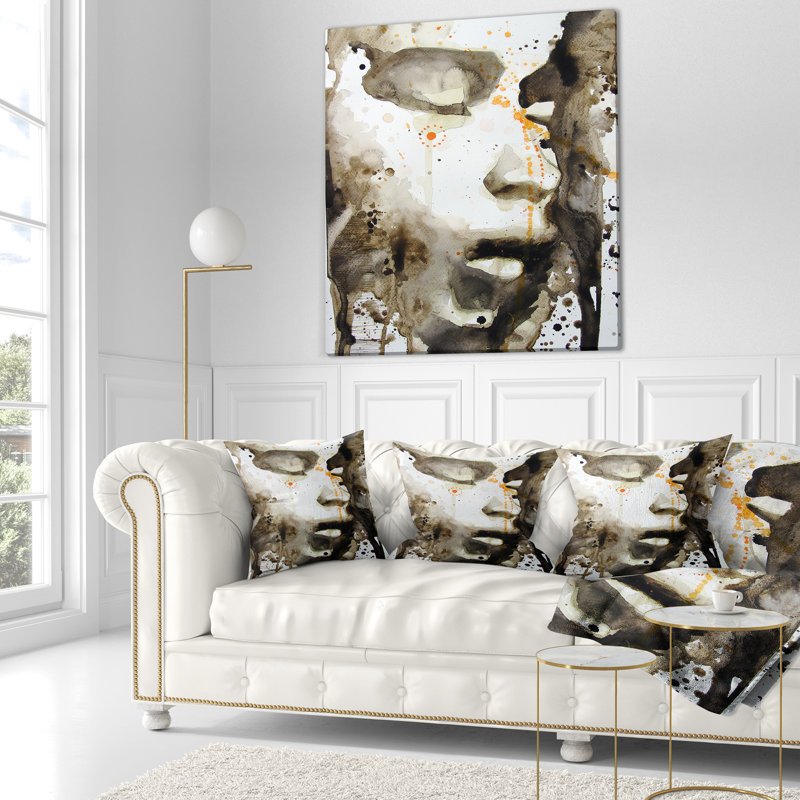 Coussin décoratif abstrait