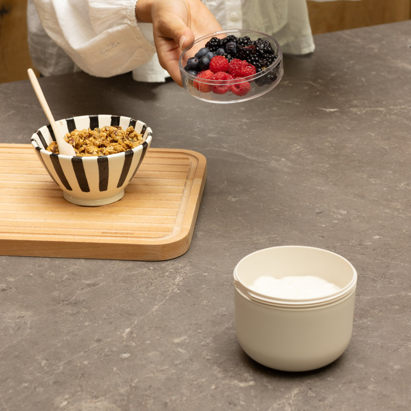 Brabantia Make & Take Breakfast Bowl, Soft Beige