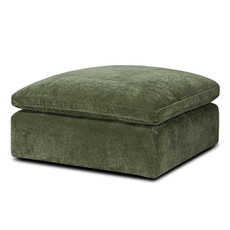 Cape 5 - Piece Modular Upholstered Chaise L-Sectional, Sagano Green Fabric
