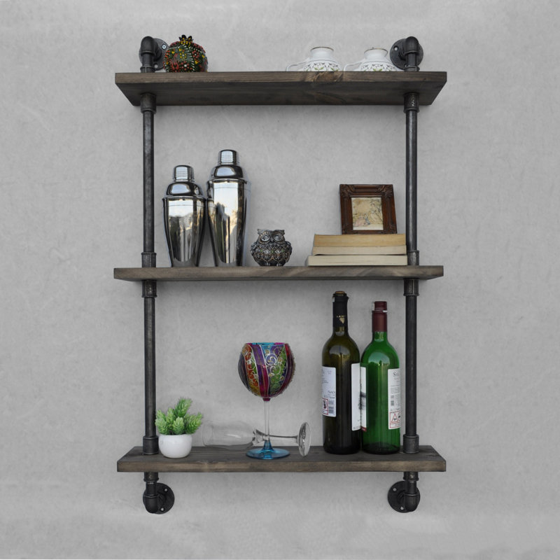Hardwick 3 Piece Solid Wood Accent Shelf