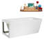 Baignoire autoportante 59 "avec drain interne Streamline-101697838