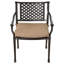 Chaise de patio avec coussin