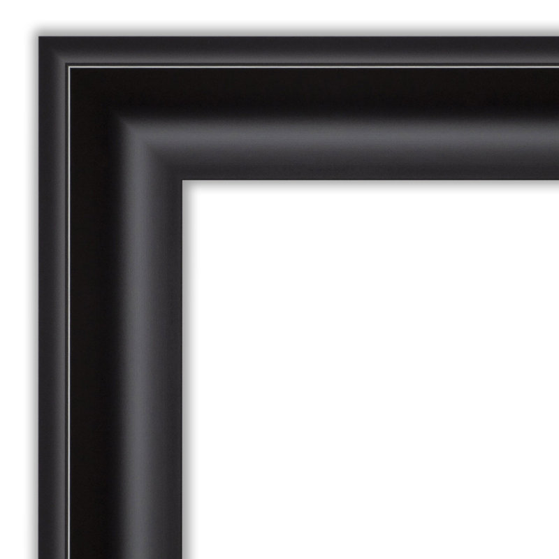Miroir d'appoint mural en plastique Churchton, 37,75 po x 49,75 po