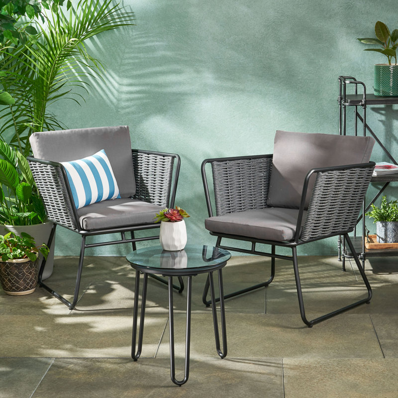 2 - Person Patio Conversation Sets with Cushions