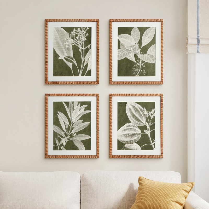 Translucent Stem Prints, Set of 4