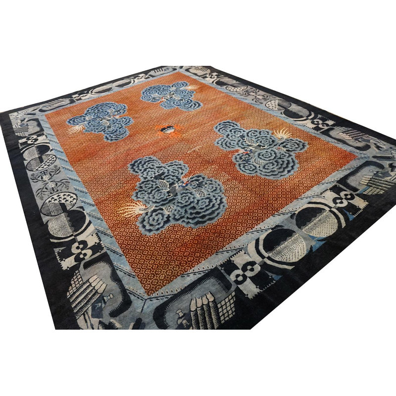Early 20th Century N. Chinese Baotou Carpet