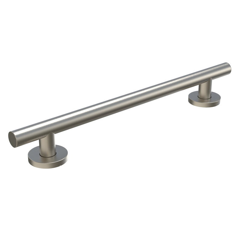 Infinity Designer Grab Bar, 3.5" H x 24" L x 1.25" D, Satin Brushed Nickel