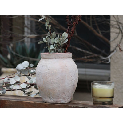 Pot de fleurs Pithos en terre cuite, petit modèle - Intérieur/Extérieur
