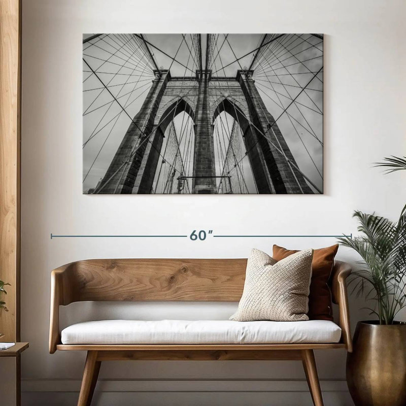 BW Brooklyn Bridge, New York, H 32 po x l 48 po