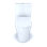 Aquia® Dual-Flush Elongated Two-Piece Toilet with Tornado Flush (Seat Included)