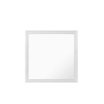 SHAKER METALLIC WHITE MIRROR (INCLUDES MIRROR ONLY)