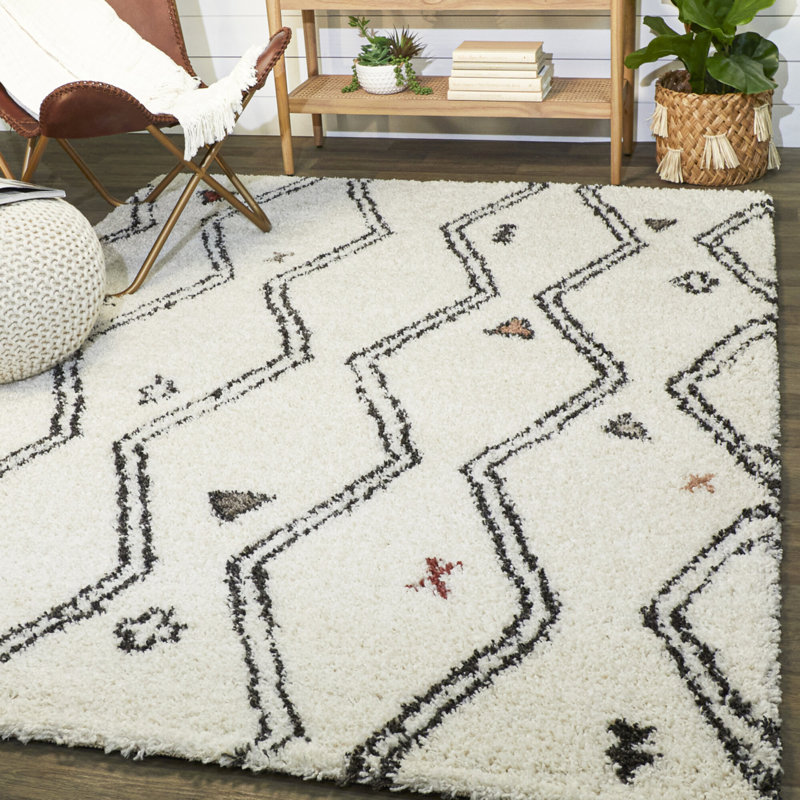 Fraley Performance Striped Indoor Rug, Rectangle 7'10" x 10'