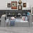 Streamlined Bed With Storage Racks, Drawers, Power Charging Outlet, LED Illumination, And Workstation-222025801-222025800