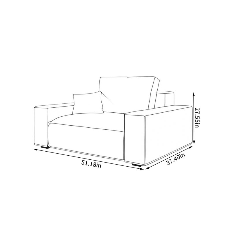 Comfortable modern living room sofa