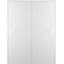Porte standard à panneaux en bois manufacturé blanc creux Lester-70937619-70979169