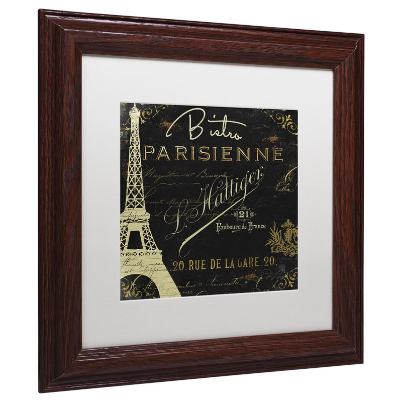 Jadaya «La Cuisine VI», affiche vintage encadrée, H 11 po x l 14 po x P 0,5 po, Blanc