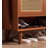 31.5" Brown Rectangular Solid Wood Shoe Storage