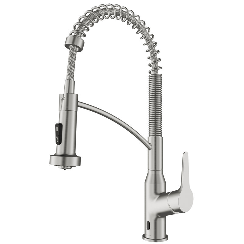 Karran Scottsdale Pull Down Touchless Kitchen Faucet, Stainless Steel