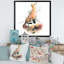 Dessin de renard orange I - Impression sur toile-66806150-66806151