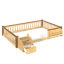 Lits avec rangement, lit superposé double en bois, maison pour enfants moderne