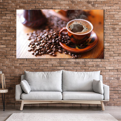 Food & Drink Collection Morning Coffee - Wrapped Canvas Print