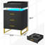 Novaly Solid + Manufactured Wood Nightstand-989027403