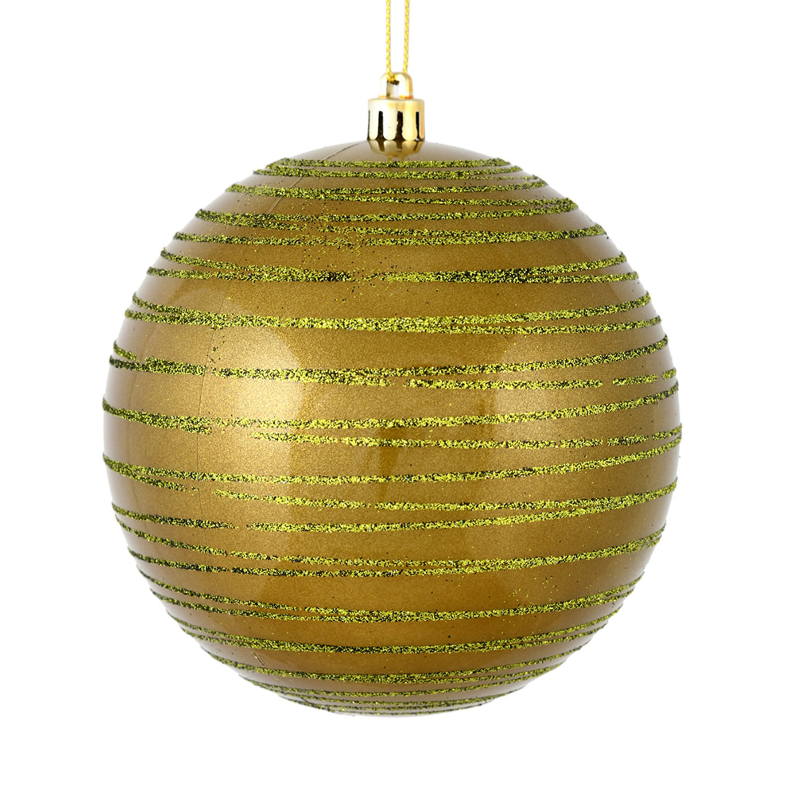4" Shatterproof Bauble, Olive