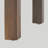 Solid and Manufactured Wood Slatted Outdoor Side Table-1168784378