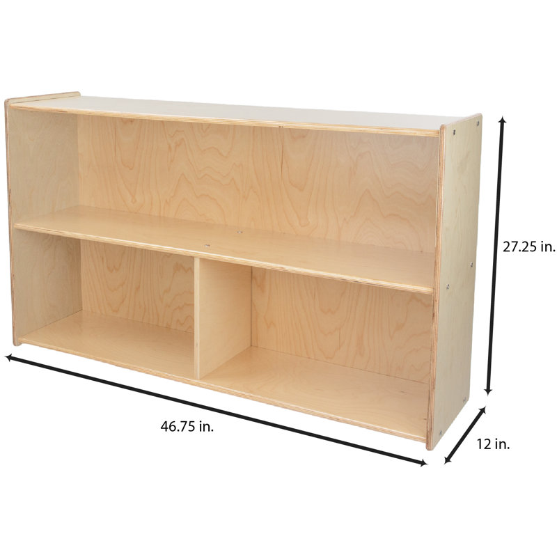 Contender 3 Compartment Shelving Unit, No