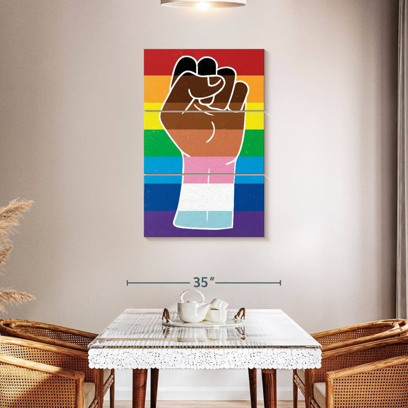 Hiltrun Honor The Pride, 45" H x 28" W