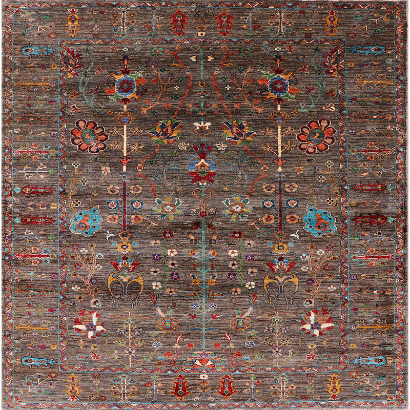 Moroccan Indoor Rug, Square 8'