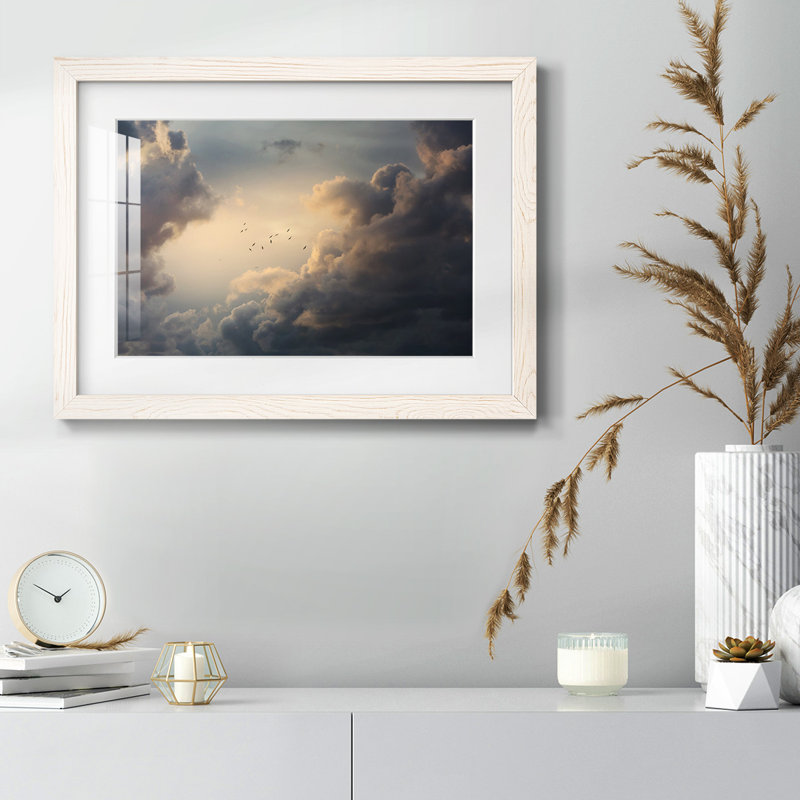 " Soaring High Above ", White, 18" H x 26" W x 1.5" D
