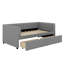 Lit de jour simple tapissier avec 2 tiroirs-1545776450