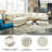 Lindyn 6-Piece Sectional With Chaise-801911992