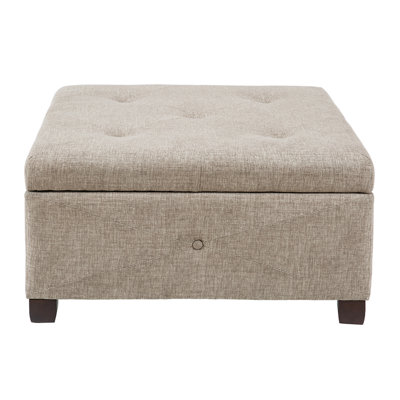 Chingiz Polyester Upholstered Storage Bench