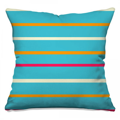 Coussins Turquoise Orange